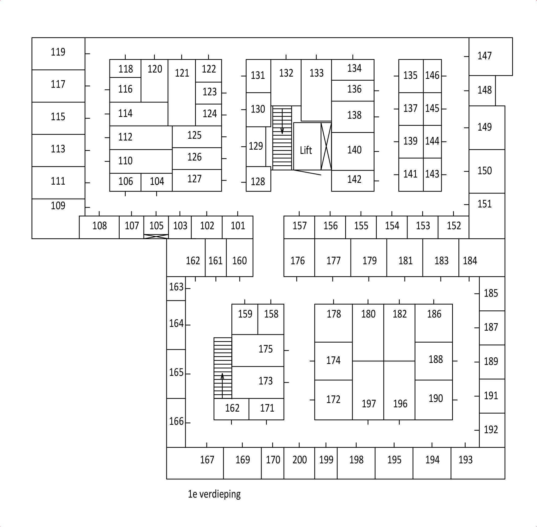 Plattegrond 2 Selfstorage Zuidplas 